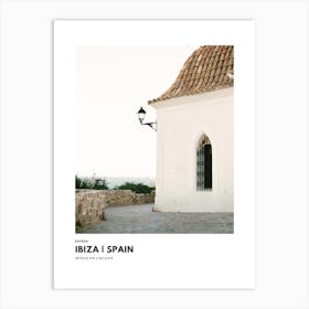 Coordinates Poster Ibiza Spain 2 Art Print