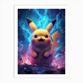 Pokemon Pikachu 6 Art Print