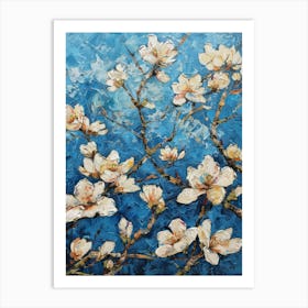 Magnolia Blossoms 1 Art Print