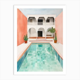 Pool House Art Print