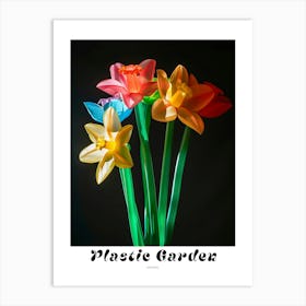 Bright Inflatable Flowers Poster Daffodil 1 Art Print