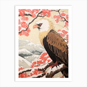 Bird Illustration Vulture 2 Art Print