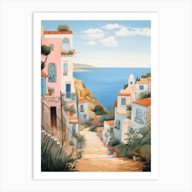 Algarve Portugal 3 Illustration Art Print
