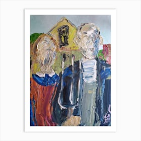 American Gothic Abstract Art Print