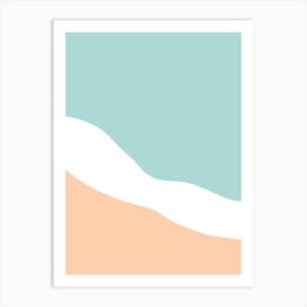 Minimal Beach Art Print