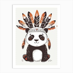 Indian Panda 5 Art Print