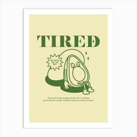 Retro Wall Art Vintage Decor Retro Cartoon Printable Art Retro Vintage Wall Art Tired Trendy Retro Poster Art Print