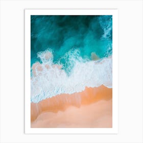 Aerial View Of The Beach 7 Art Print