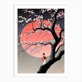 Cherry Blossom Tree 5 Art Print