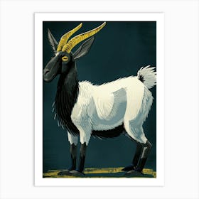 Goat Illustration Art Print