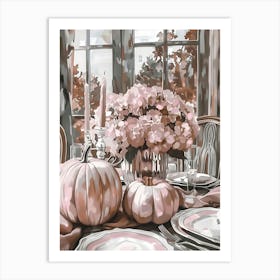 Thanksgiving Table 3 Art Print