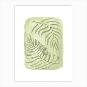 Palm Leaves Art Print