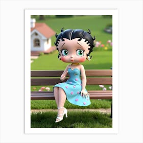 Betty Boop 2 Art Print