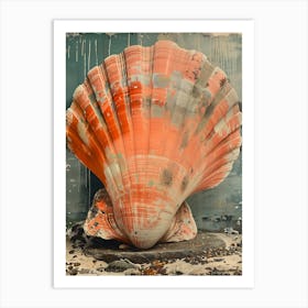 Shell On The Beach Art Print