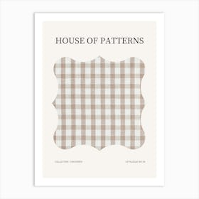 Checkered Pattern Poster 6 Art Print