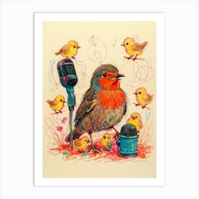 Robin And Chicks 1 Poster