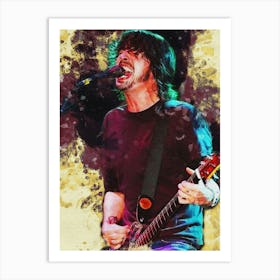 Smudge Dave Grohl Art Print