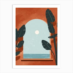 Window To The Sea Art Print