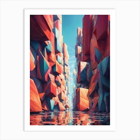 Abstract City Art Print