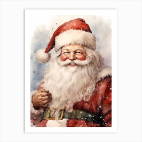 Santa Claus Wall Art Art Print