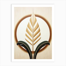 Palm Leaf, Boho Decor Art Print