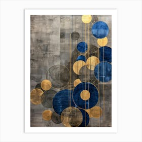 Abstract Circles 77 Art Print