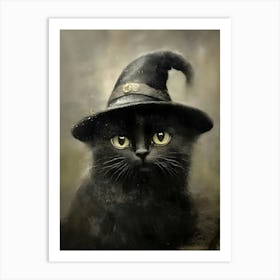 Witch Cat 5 Art Print