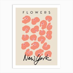 New York Flowers Art Print
