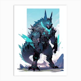 Monster Concept Art Art Print