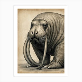 Walrus 1 Art Print