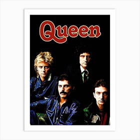 Queen band music Art Print