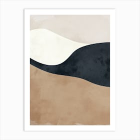 Subtle Sandscapes Minimalist Style Art Print