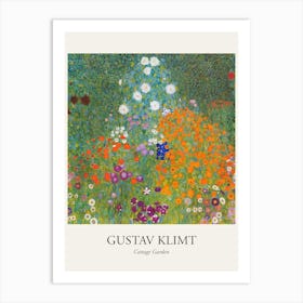 Cottage Garden,Gustav Klimt Poster Art Print