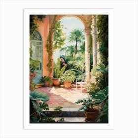 Tropical Garden 1 Art Print