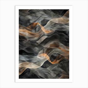 Abstract Wave Canvas Print 2 Art Print