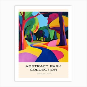 Abstract Park Collection Poster Ibirapuera Park Buenos Aires Argentina 2 Art Print