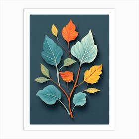 Autumn Leaves 30 Art Print