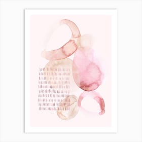 Pink Abstract 3 Art Print