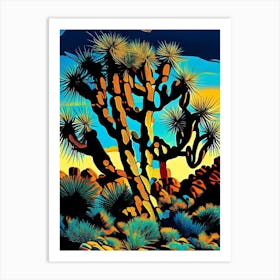 Joshua Tree Pattern Nat Viga Style  (4) Art Print