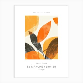 Oranges Le Marche Fermier Poster 3 Art Print