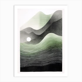 Luminous Legacy; Vintage Print Abstracts Art Print