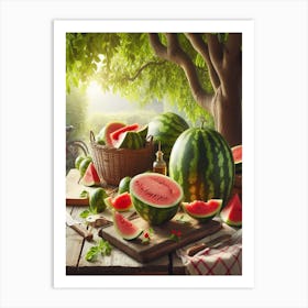 Watermelon 1 Art Print