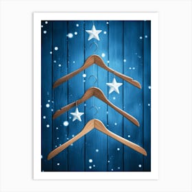 Christmas Tree Hangers Art Print