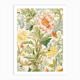 Floral Wallpaper 6 Art Print