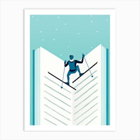 Writing About Ski Art Print