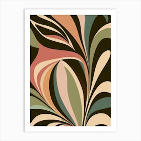 Abstract Swirls Art Print