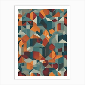 Abstract Geometric Pattern 6 Art Print