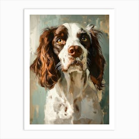 Springer Spaniel.Generated AI. Wall Art Print 4 Poster