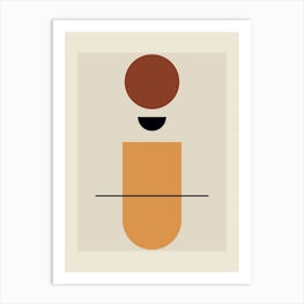 Minimalist abstract Art Print