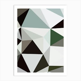 Abstract Triangles 11 Art Print